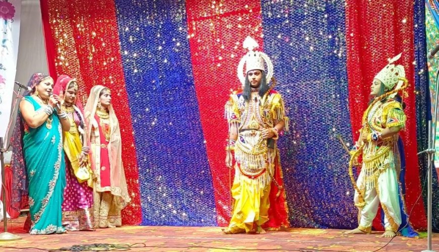 अंता : रामलीला में दूसरे दिन अहिल्या उद्धार व अंबिका पूजन का भव्य मंचन