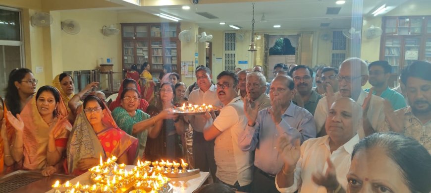 गायत्री नगर में 48 दिवसीय भक्तामर पाठ के हुए 8 वर्ष पूर्ण