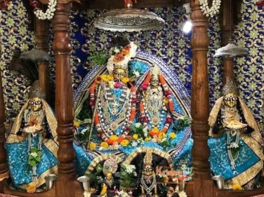 बरसाना धाम पहुंचे लोकसभा स्पीकर ओम बिरला :श्री राधारमण मन्दिर के किए दर्शन