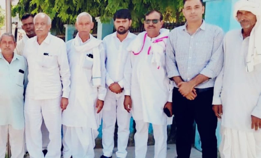 डीएसपी अतुल साहू से मिला मेघवाल समाज का प्रतिनिधि मंडल,  सामाजिक प्रकरण के तुरंत निस्तारण से खुश हुए समाज के लोग