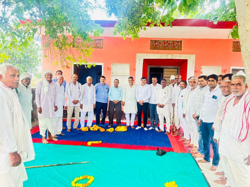 जनजाति मीना विकास समिति की बैठक मकरेटा गांव में हुई संपन्न