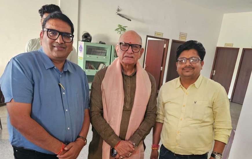 चैम्बर ऑफ कॉमर्स के पदाधिकारियों की अशोक परनामी से शिष्टाचार मुलाकात