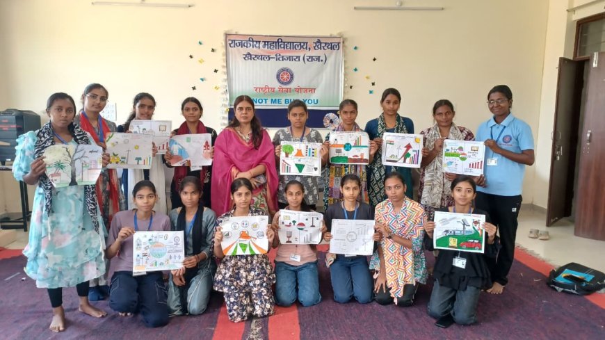 विकसित भारत की संकल्पना को साकार करने के लिए हुई पोस्टर प्रतियोगिता