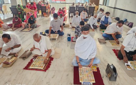 रेलमगरा में पहली बार हुआ अद्‌‌भुत महा अनुष्ठान,  भक्तामर की महिमा अपरम्पार - मुनि प्रकाश कुमार