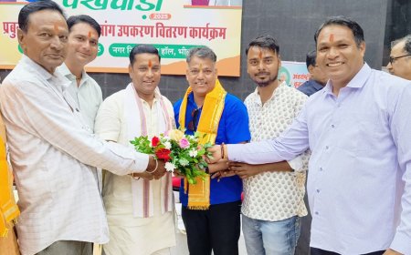 पत्रकार राजेश जीनगर का भाजपा एससी मोर्चा ने किया स्वागत