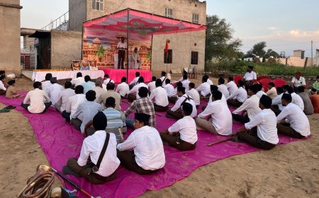 दुङिया मे स्वयंसेवकों ने मनाया शताब्दी महोत्सव