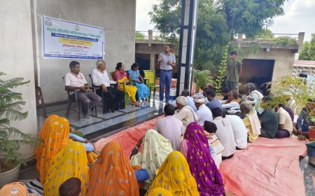 बगड़ राजपूत  में किसानों के लिए कृषि विज्ञान केन्द्र की तरफ से समन्वित कीट प्रबंधन से सरसों की खेती की नई पहल