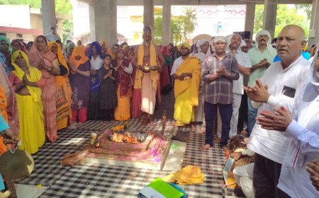 दो दिवसीय शरद पूर्णिमा महोत्सव तिलकपुर धाम में धूमधाम से मनाया