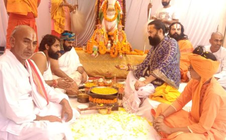 लोहार्गल श्री वेंकटेश बालाजी मंदिर में पांच दिवसीय ब्रह्मोत्सव कार्यक्रम  संपन्न :गोदा रंगनाथ की खाक चौक से लोहार्गल वेंकटेश मंदिर तक निकली बारात