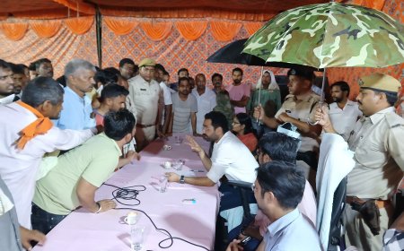 रुदावल रात्रि चौपाल में ग्रामीणों की समस्याओं का हुआ त्वरित समाधान ,जिला कलक्टर ने सुनी परिवेदनाएं