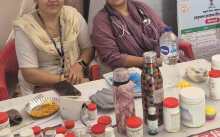 ग्रामीण शिविरों में मिल रही है आयुर्वेद की सेवा