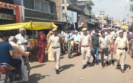 फायरिंग के आरोपी का पुलिस ने निकाला जूलूस