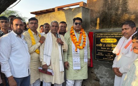 विकास के लिए धन की कमी नहीं आने दी जायेगी - डॉ शैलेश सिंह