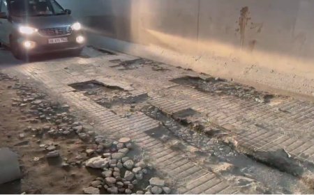 पिनान रेस्ट एरिया का अंडरपास गढ्ढों में तब्दील आमजन को करना पड़ रहा भारी परेशानियों का सामना, जिम्मेदार मौन?