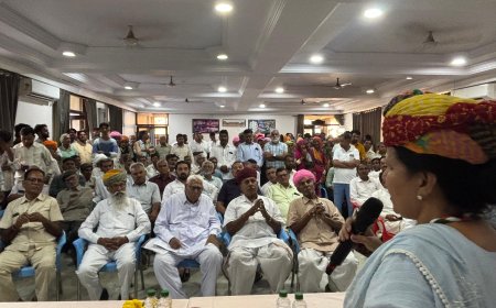 संगठन सृजन अभियान के तहत सुमेरपुर व पाली देहात ब्लॉक कांग्रेस कमेटी की बैठक हुई सम्पन्न