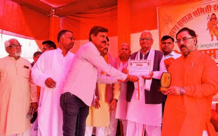 खेरली में ब्राह्मण समाज का प्रतिभा सम्मान समारोह हुआ आयोजित