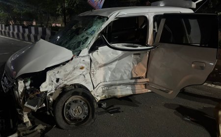भिवाड़ी में दर्दनाक सड़क हादसा: दो युवकों की मौत, एक गंभीर घायल जयपुर रैफर