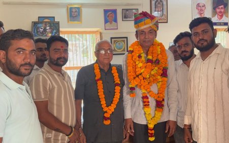 अखिल राजस्थान राज्य कर्मचारी संयुक्त महासंघ के ब्लॉक अध्यक्ष  का कोसेलाव में हुआ जोरदार स्वागत