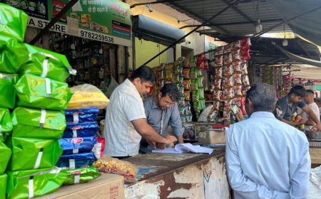 मुंडावर में खाद्य सुरक्षा विभाग की कार्रवाई: 210 किलो दूषित मसाले एवं अवधि पार नमकीन नष्ट