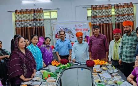 सुमेरपुर परियोजना स्तर पर महिला बाल विकास विभाग द्वारा 08वां पोषण माह