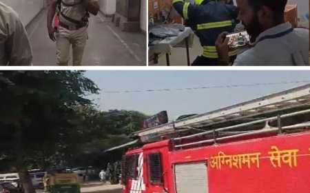 अलवर जिला अस्पताल के ट्रॉमा सेंटर में लगी आग:ऑब्जर्वेशन वार्ड में धुआं से दम घुटने से ऑपरेटर बेहोश