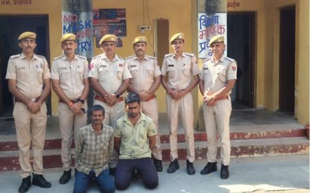 रांकावत टेंट गोदाम में चोरी की वारदात का खुलासा, दो आरोपी गिरफ्तार