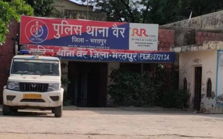 पति-पत्नी के झगडे में मारपीट,  विवाद में आधा दर्जन लोग हुए चोटिल,एक भरतपुर रैफर