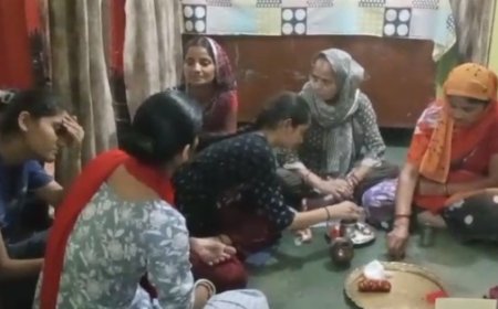 भैया दूज का पर्व मनाया धूमधाम से बहिनों भाई के तिलक लगाकर की सकुशलता की कामना