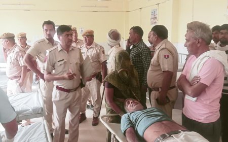 हतीजर में खूनी संघर्ष , पुरानी रंजिश को लेकर दो पक्ष झगड़े