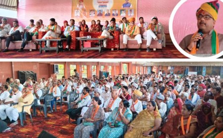 सहाड़ा विधानसभा में आत्मनिर्भर भारत संकल्प अभियान ,शर्मा बोले - स्वदेशी अपनाओ देश को मजबूत बनाओ