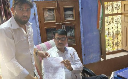 राउमावि जाँगरु में  व्याख्याता पद रिक्त होने के संदर्भ में ग्रामवासियो ने पीईईओ खोह को दिया ज्ञापन