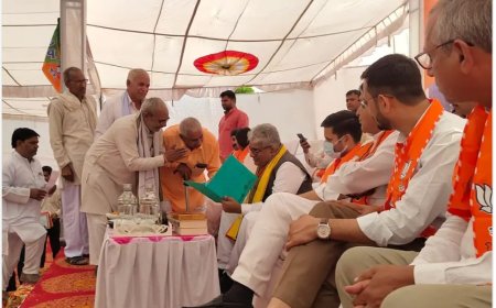 केंद्रीय मंत्री भूपेंद्र यादव मुंडावर सम्मेलन में शामिल हुएः स्वेदशी अपनाने की अपील की