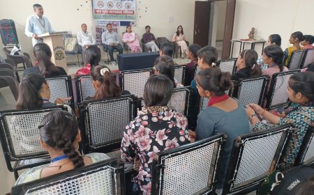 खैरथल महाविद्यालय में नई किरण नशा मुक्ति कार्यक्रम के तहत् हुआ विशेष व्याख्यान का आयोजन