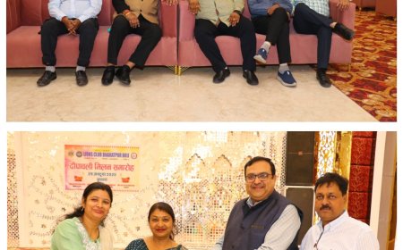 लॉयंस क्लब भरतपुर ब्रज ने मनाया दीपावली मिलन समारोह