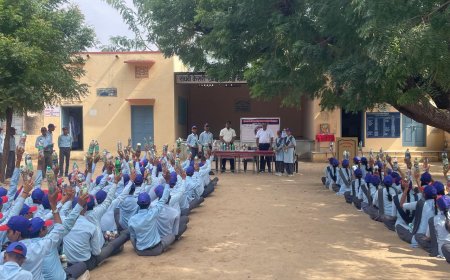 संघवी केसरी राउमावि तखतगढ़ में राष्ट्रीय सेवा योजना+2 स्तर के द्वितीय एक दिवसीय शिविर का आयोजन