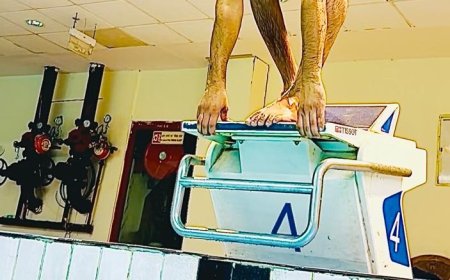 पचलंगी के लाल ने स्विमिंग के 100 मीटर बैक स्ट्रोक इवेंट में जीता सिल्वर मेडल