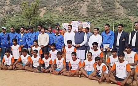 सांसद खेल उत्सव समापन समारोह पर पहुंचे सांसद भूपेन्द्र यादव