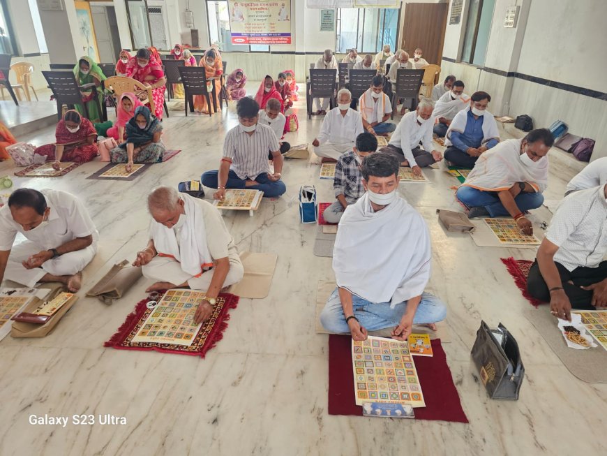 रेलमगरा में पहली बार हुआ अद्‌‌भुत महा अनुष्ठान,  भक्तामर की महिमा अपरम्पार - मुनि प्रकाश कुमार