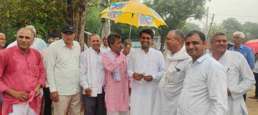 16 लाख रू कि लागत से निर्मित इन्टर लोकिंग रोड का किया उद्घाटन