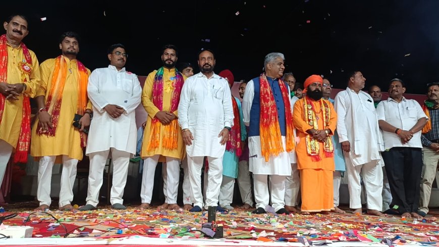 दशहरा पर्व पर डीजिटल तीरों से हुए राम रावण युद्ध का केंद्रीय मंत्री भूपेंद्र यादव ने किया उद्घाटन