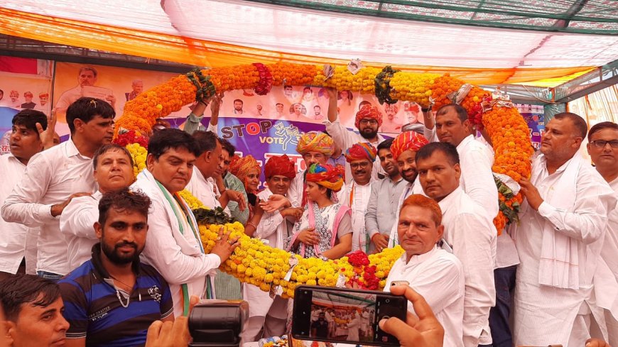 कठूमर में कांग्रेस की विशाल रैली, ‘वोट चोर, गद्दी छोड़’ अभियान के तहत किया  विरोध प्रदर्शन