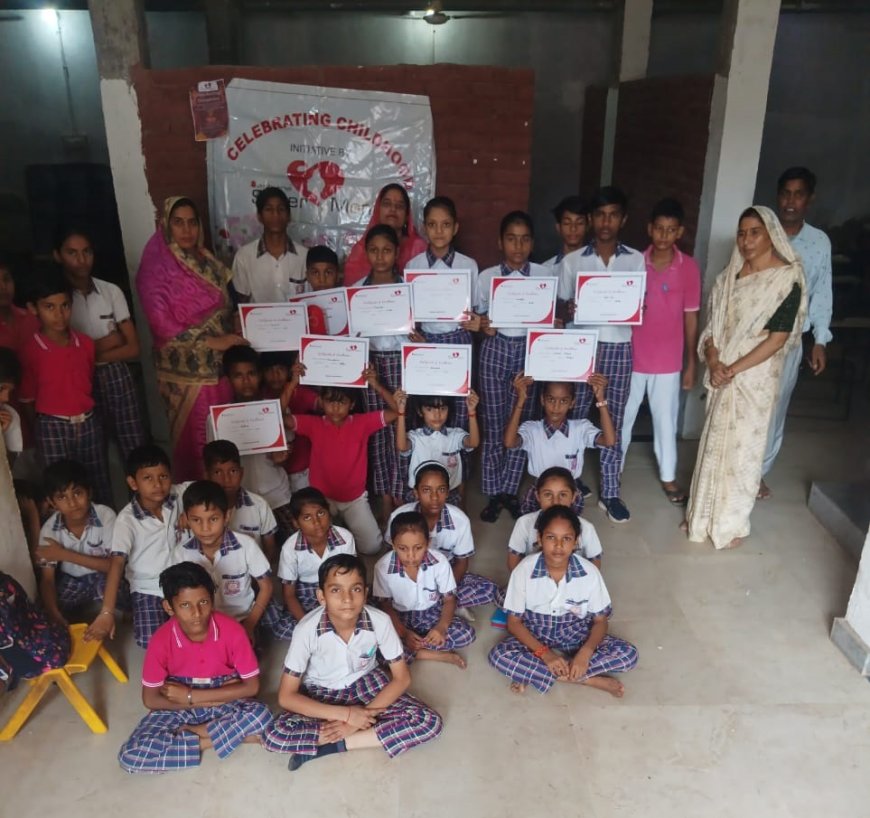 परिष्कार पब्लिक स्कूल नीमराना में हुआ पेंटिंग प्रतियोगिता का आयोजन