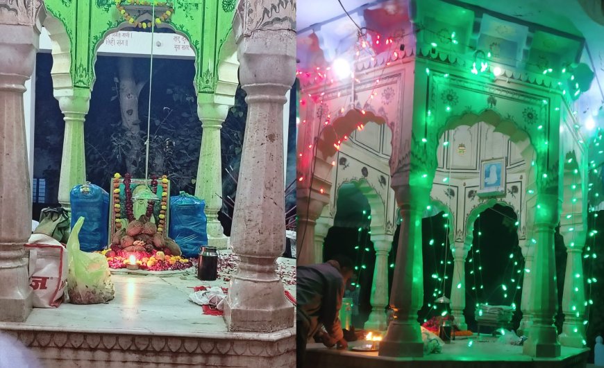 शरद पूर्णिमा की रात्रि को निर्भय राम बाबा की छतरी पर जागरण के साथ होगा खीर प्रसाद का वितरण