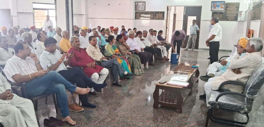 अखिल भारतीय माली (सैनी) सेवा सदन संस्थान की बैठक सम्पन्न