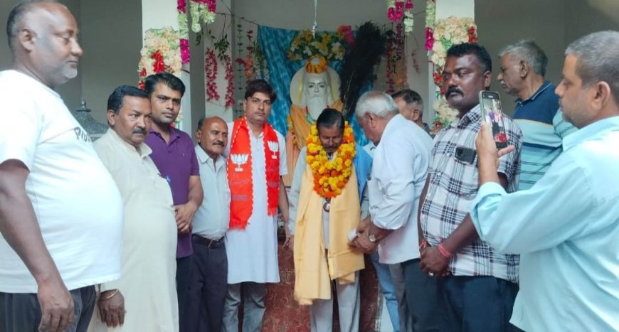 भाजपा मंडल खैरथल ने भगवान वाल्मीकि जयंती मनाई