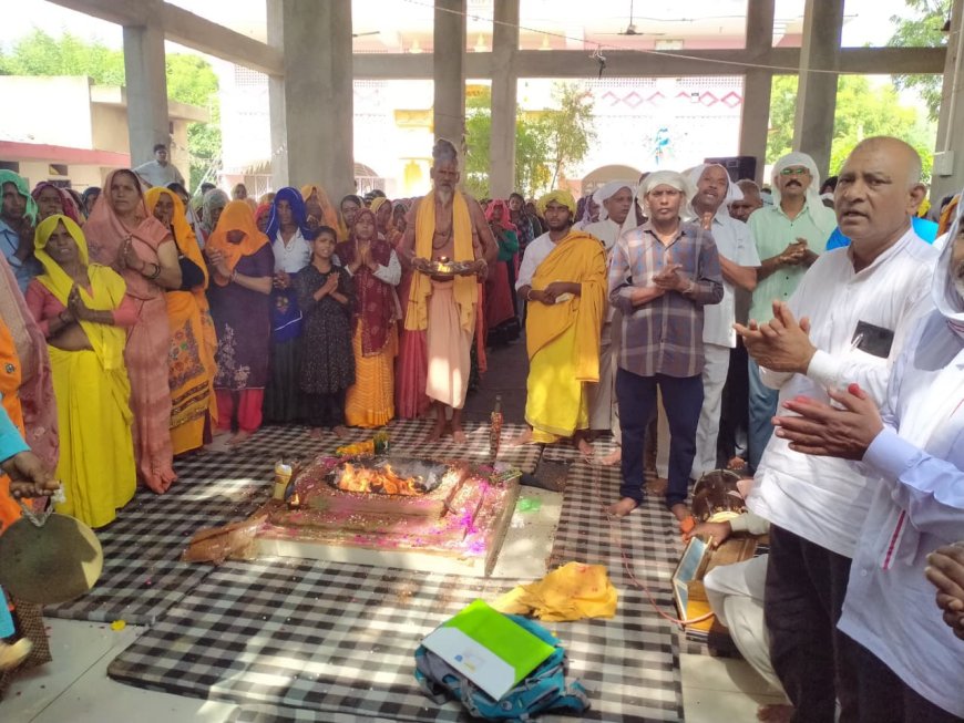 दो दिवसीय शरद पूर्णिमा महोत्सव तिलकपुर धाम में धूमधाम से मनाया