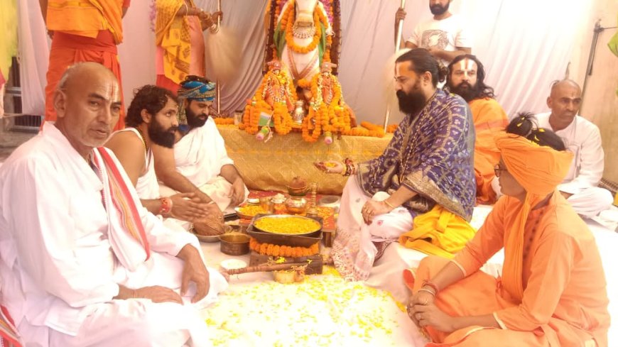 लोहार्गल श्री वेंकटेश बालाजी मंदिर में पांच दिवसीय ब्रह्मोत्सव कार्यक्रम  संपन्न :गोदा रंगनाथ की खाक चौक से लोहार्गल वेंकटेश मंदिर तक निकली बारात