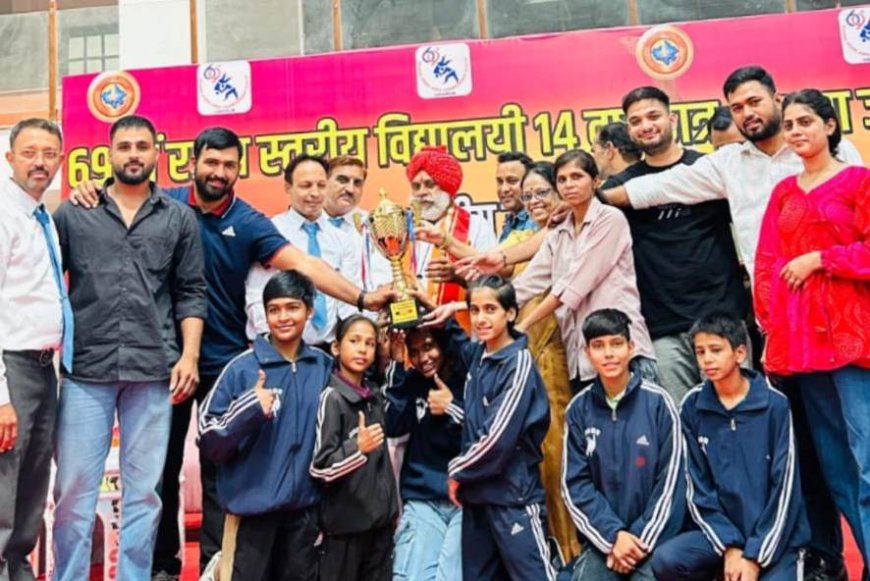 राज्य स्तरीय जूडो प्रतियोगिता में चैम्पियन बना भीलवाड़ा उपनगर पुर के खिलाड़ियों का दबदबा