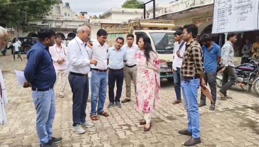 उपखंड अधिकारी ने किया राजकीय महिला पुरुष चिकित्सालयों का निरीक्षण दिए सुधार के आवश्यक दिशा निर्देश