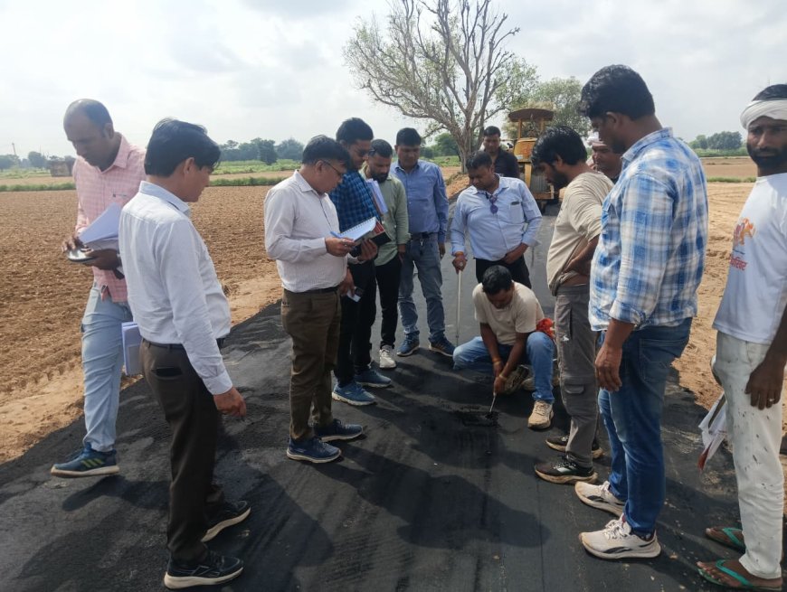 एसई एवं एक्सईएन ने सलेमपुर खुर्द से छौकरवाडा कलां सड़क का निरीक्षण :सडक की गुणवक्ता व मापदण्ड की जांच